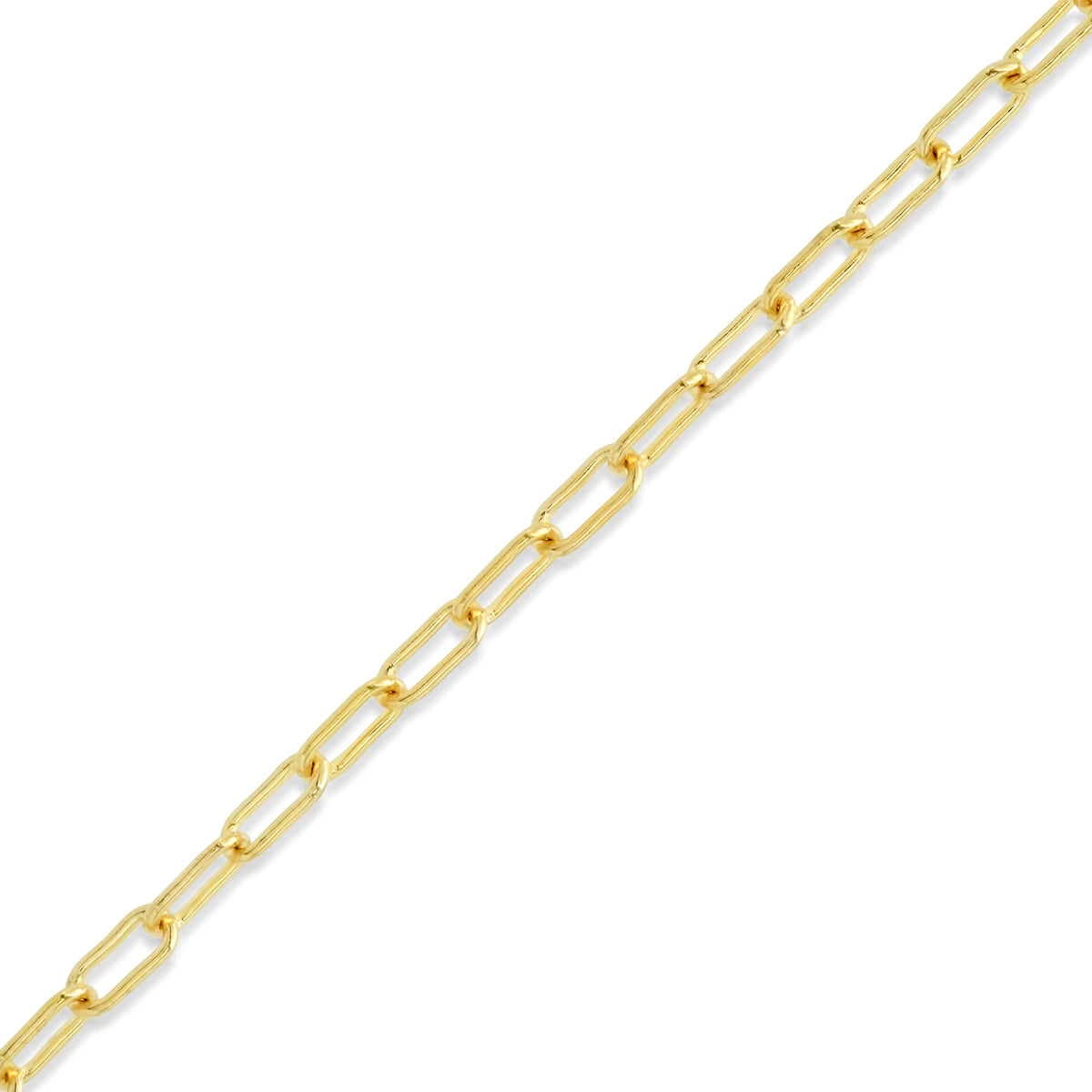 Eriness Gold Paperclip Necklace