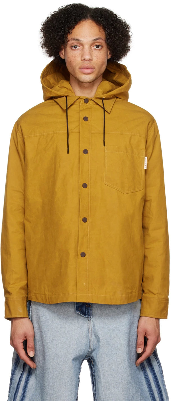 Marni Yellow Waxed Jacket
