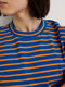 Alex Mill Long Sleeve Striped Tee  - Blue/Turmeric
