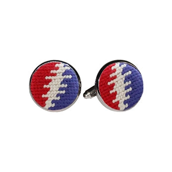 Smathers & Branson Steal Your Face Bolts Cufflinks