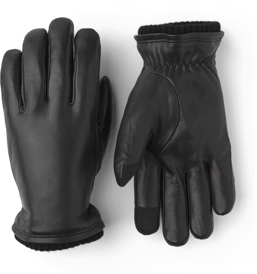 Hestra John Gloves in Black Quattro Tizi