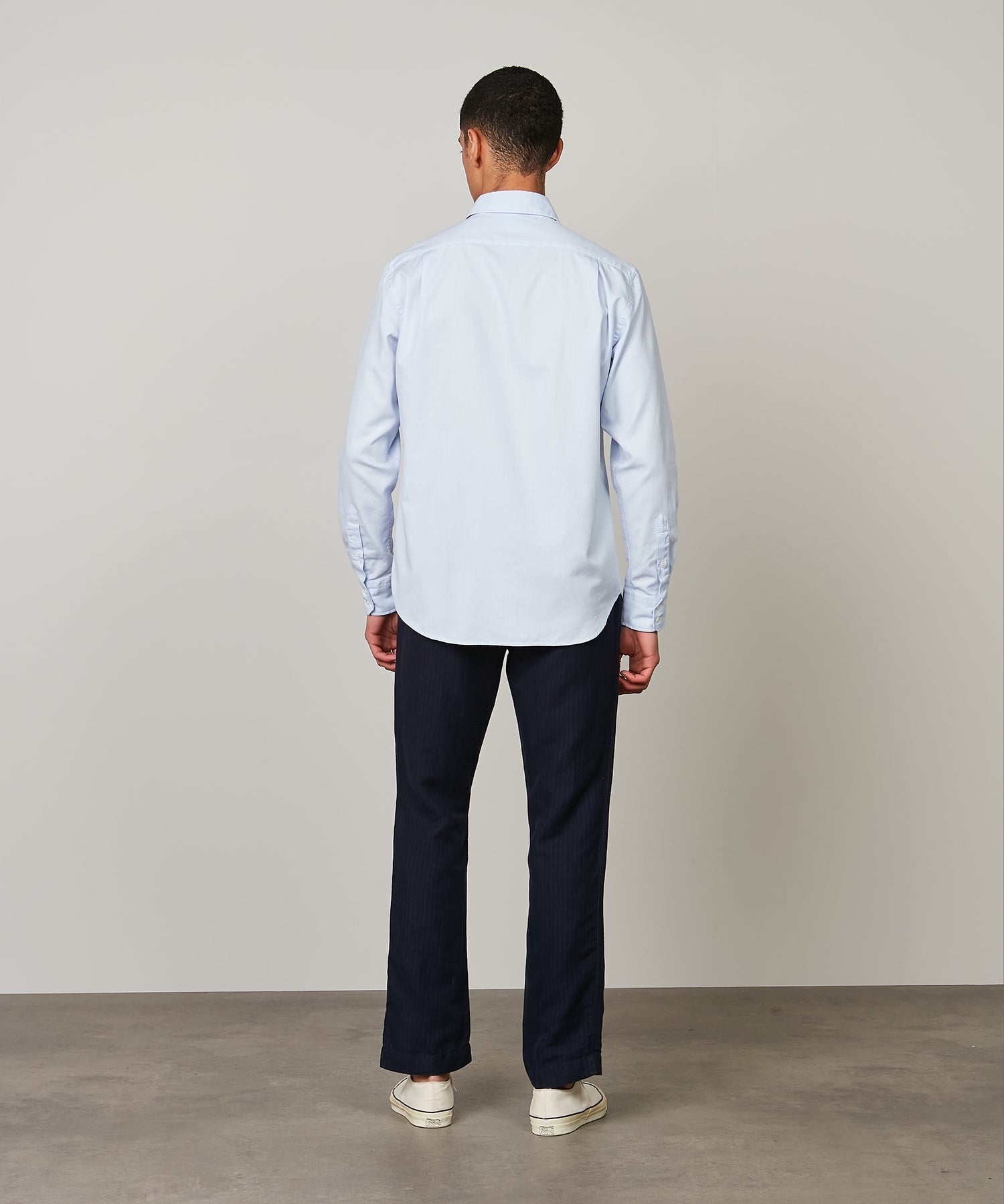 Hartford Regular Cotton "piqué" Paul Shirt - Sky Blue
