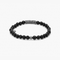 Classic Discs Bracelet with Black Agate and Black Rhodium Plated Silver