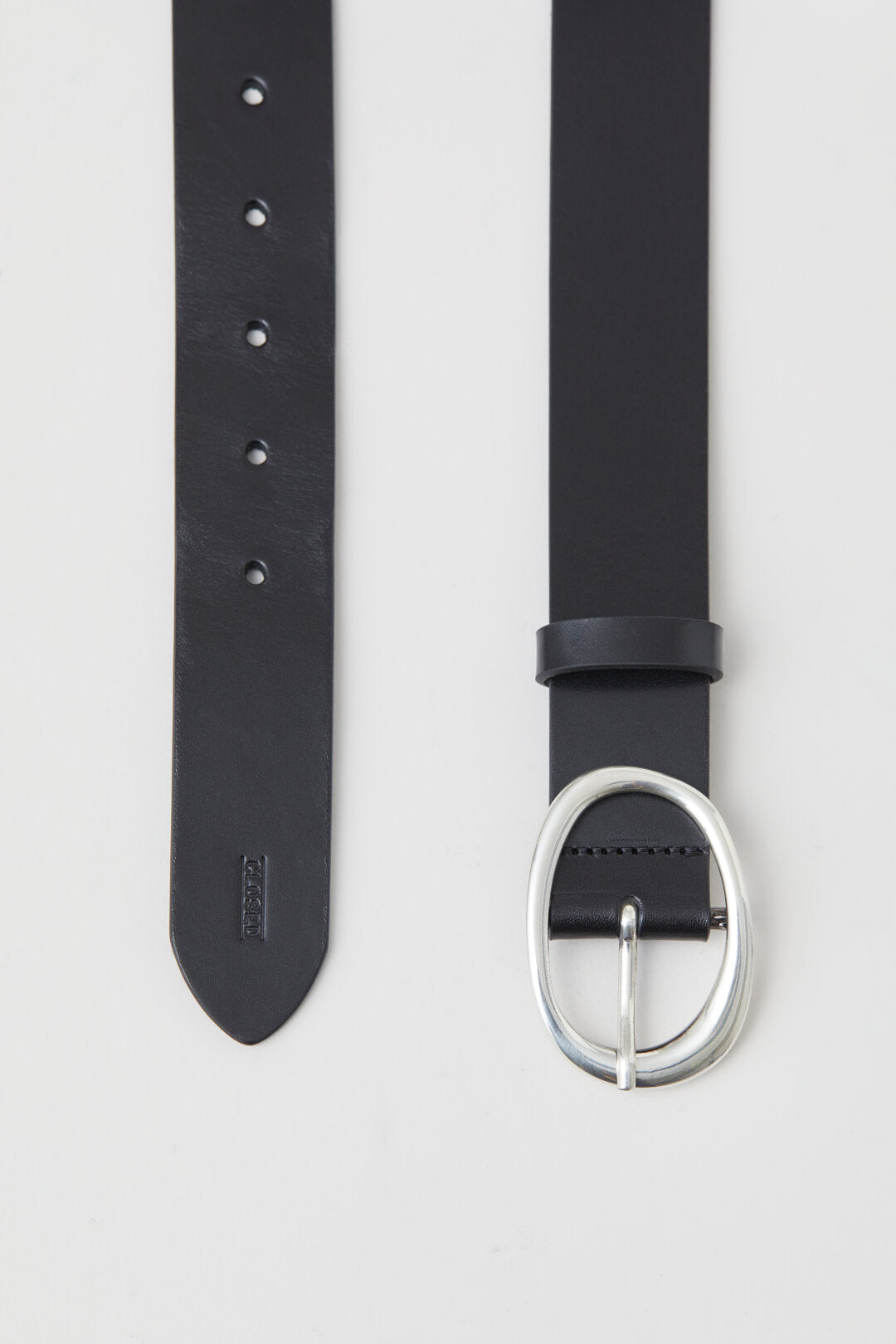 CLOSED Belt with Pin Buckle - Black