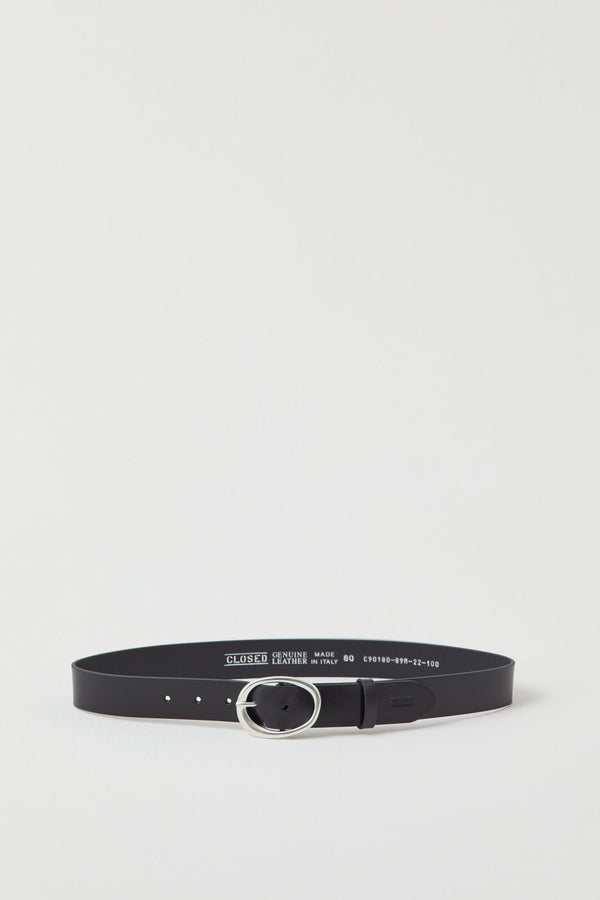 CLOSED Belt with Pin Buckle - Black