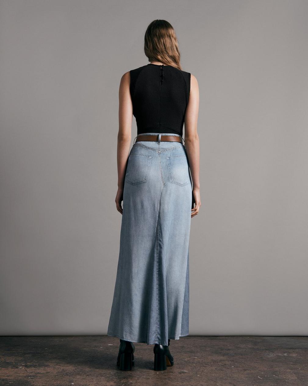 Rag & Bone Echo Cotton Rib Tank - Black