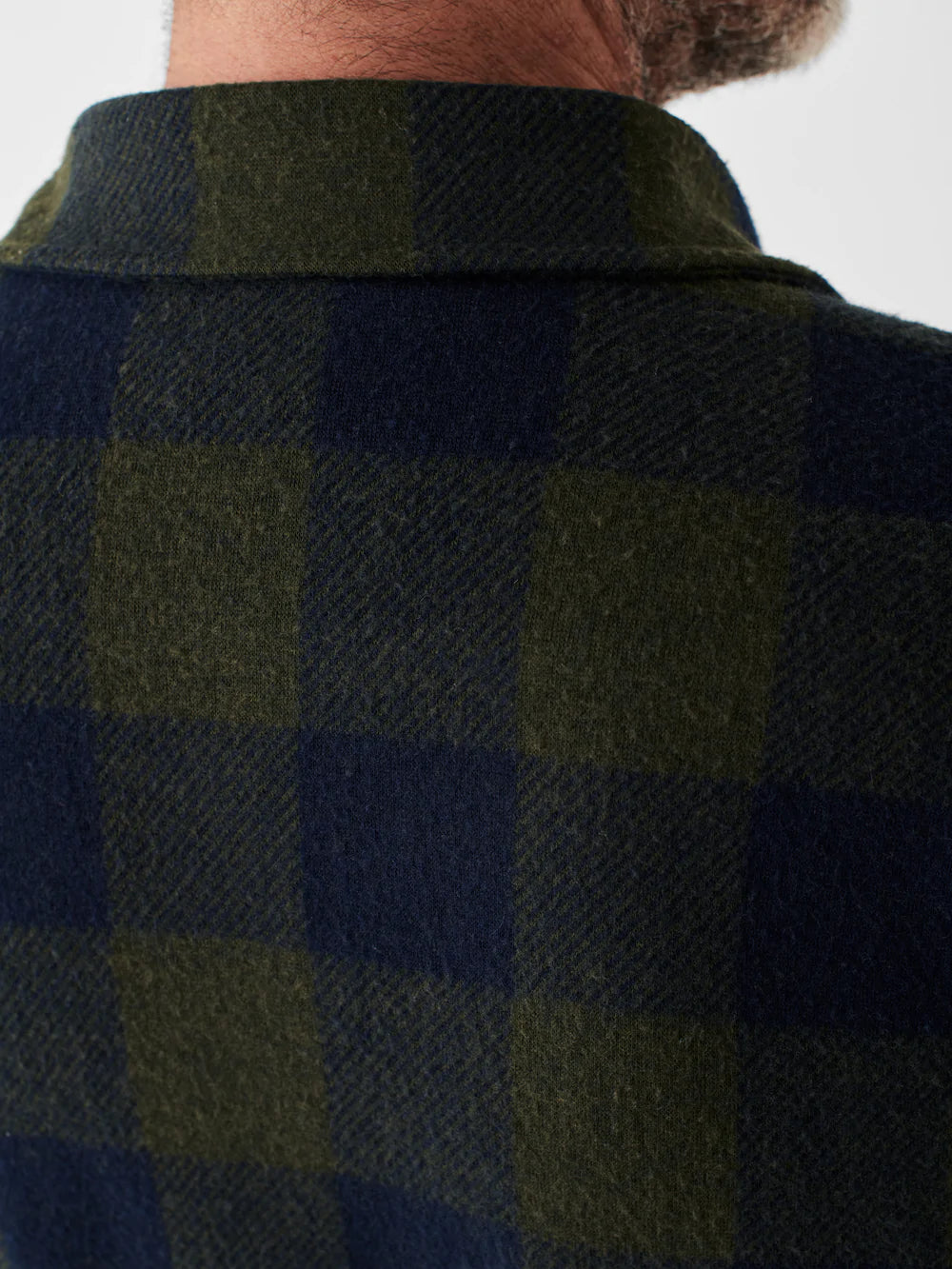 Faherty Legend™ Sweater Shirt - Navy Olive Buffalo