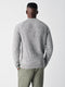 Donegal Wool Crew - Grey