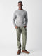 Donegal Wool Crew - Grey