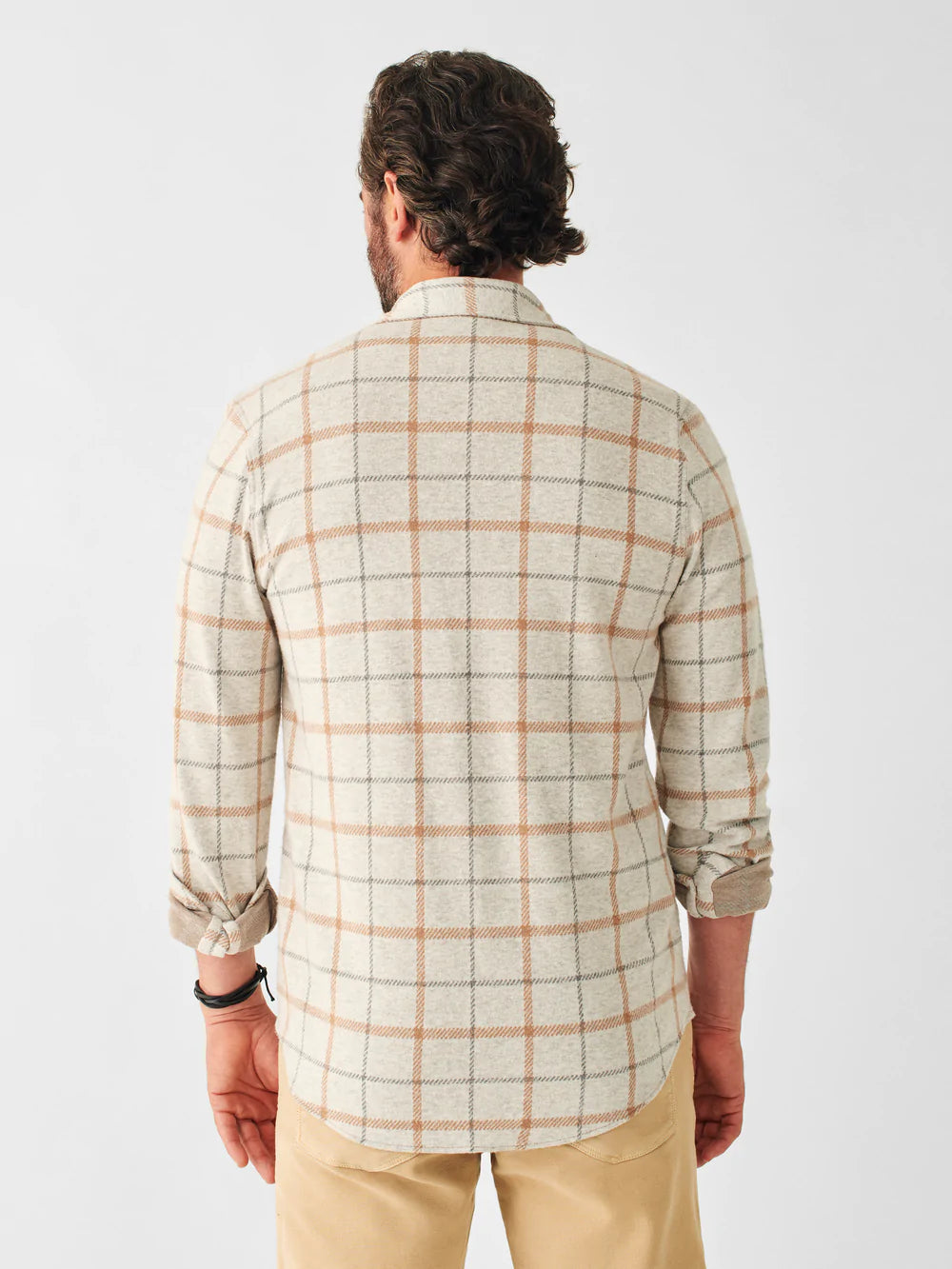 Faherty Legend™ Sweater Shirt - Open Tundra Windowpane