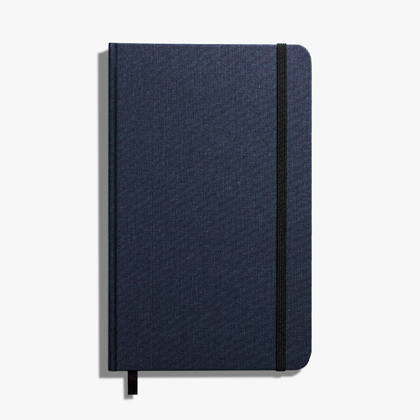 Medium Hard Linen Journal  - Navy