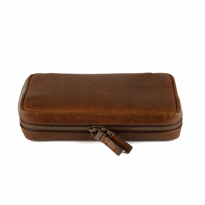 Kent Leather Travel Kit
