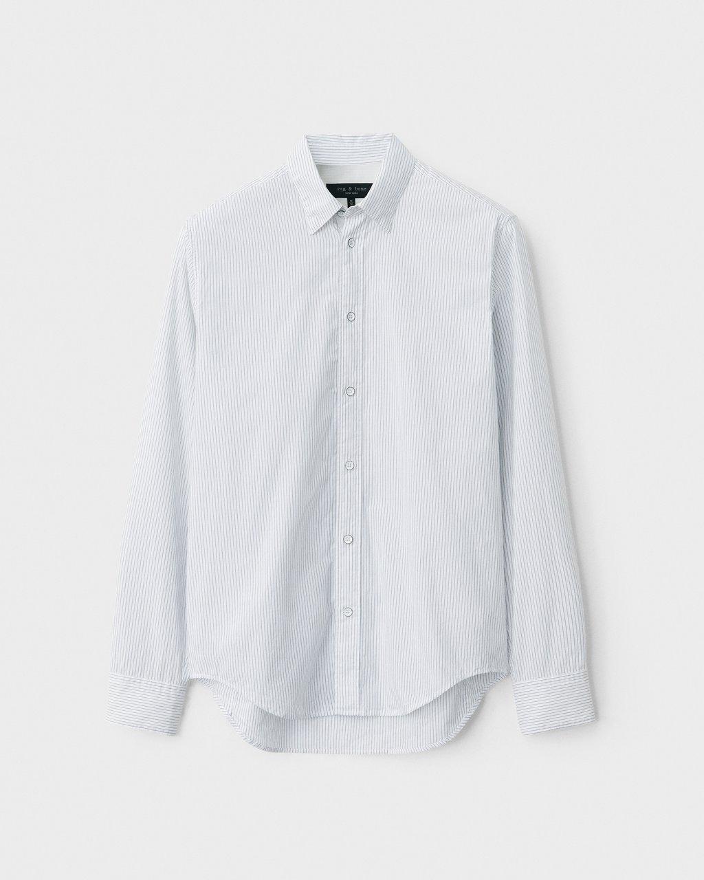 White Stripe  - Zac Stripe Shirt