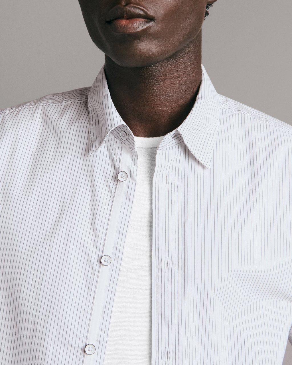 White Stripe  - Zac Stripe Shirt