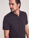 Short-Sleeve Knit Seasons Shirt - Washed Black