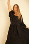Natalie Martin Mesa Maxi Dress in Black Silk