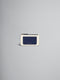 Marni Blue White & Brown Saffiano Leather Card Case