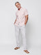 Short-Sleeve Stretch Playa Shirt - Rose Fishscale