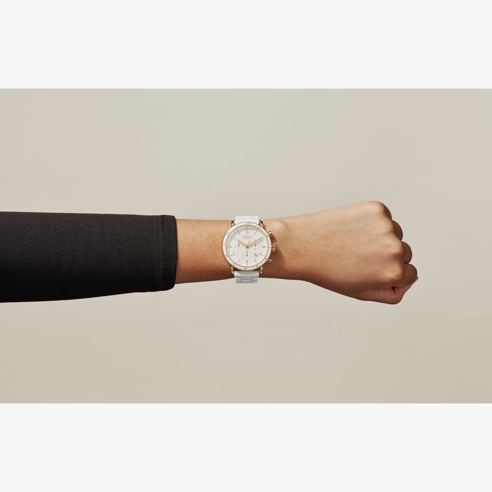 The Canfield Sport 40MM - White Ceramic