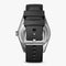 The Duck 42MM - Black Rubber Strap Brushed Stainless Steel Case