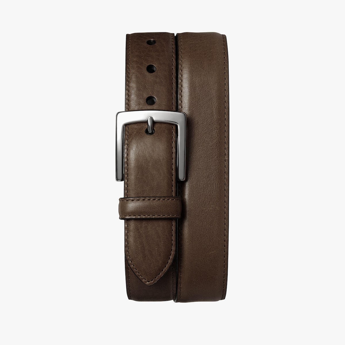 Shinola 1 1/2' Bedrock Belt Signature Ss - Dark Brown