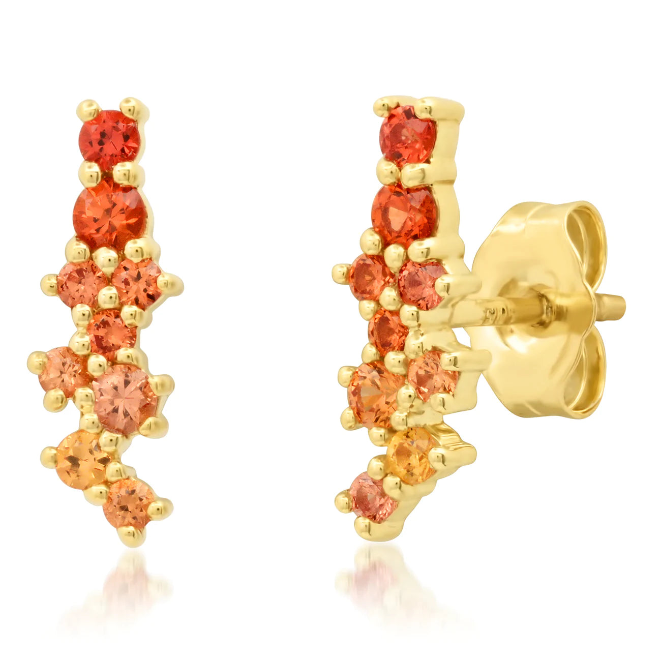 Eriness Ombré Sunburst Studs