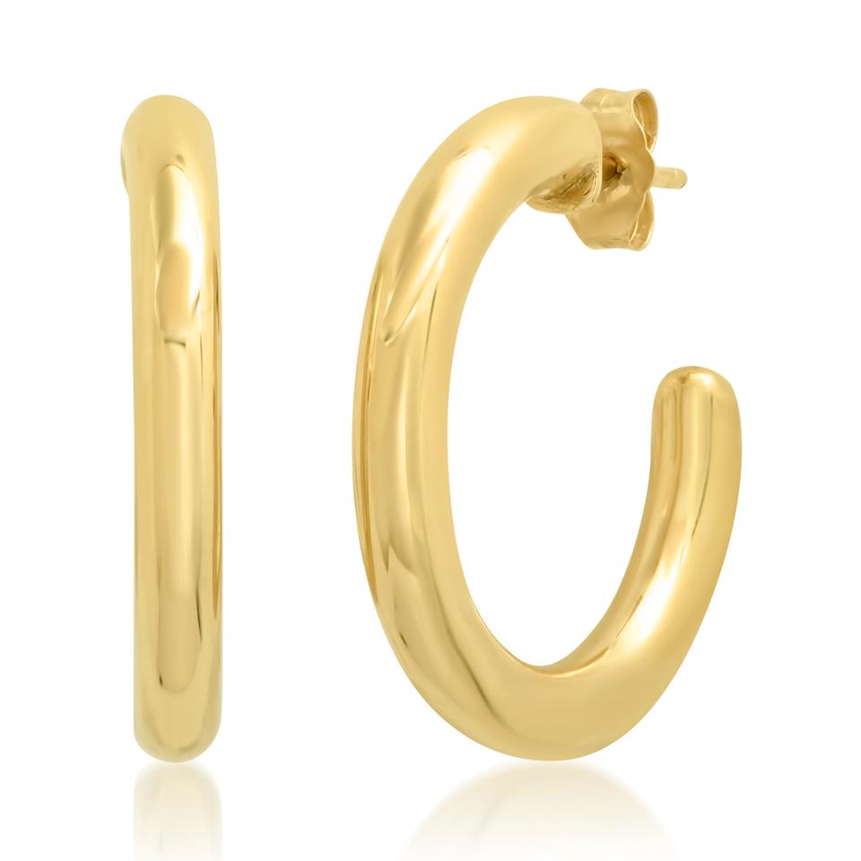Eriness 14 Carat Gold Party Hoops