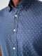 Faherty Movement™ Short-Sleeve Shirt - Navy Dusk Diamond Print