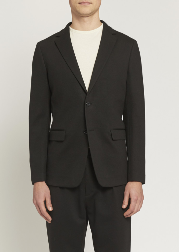 Theory Clinton Ponte Double Jacket in Black
