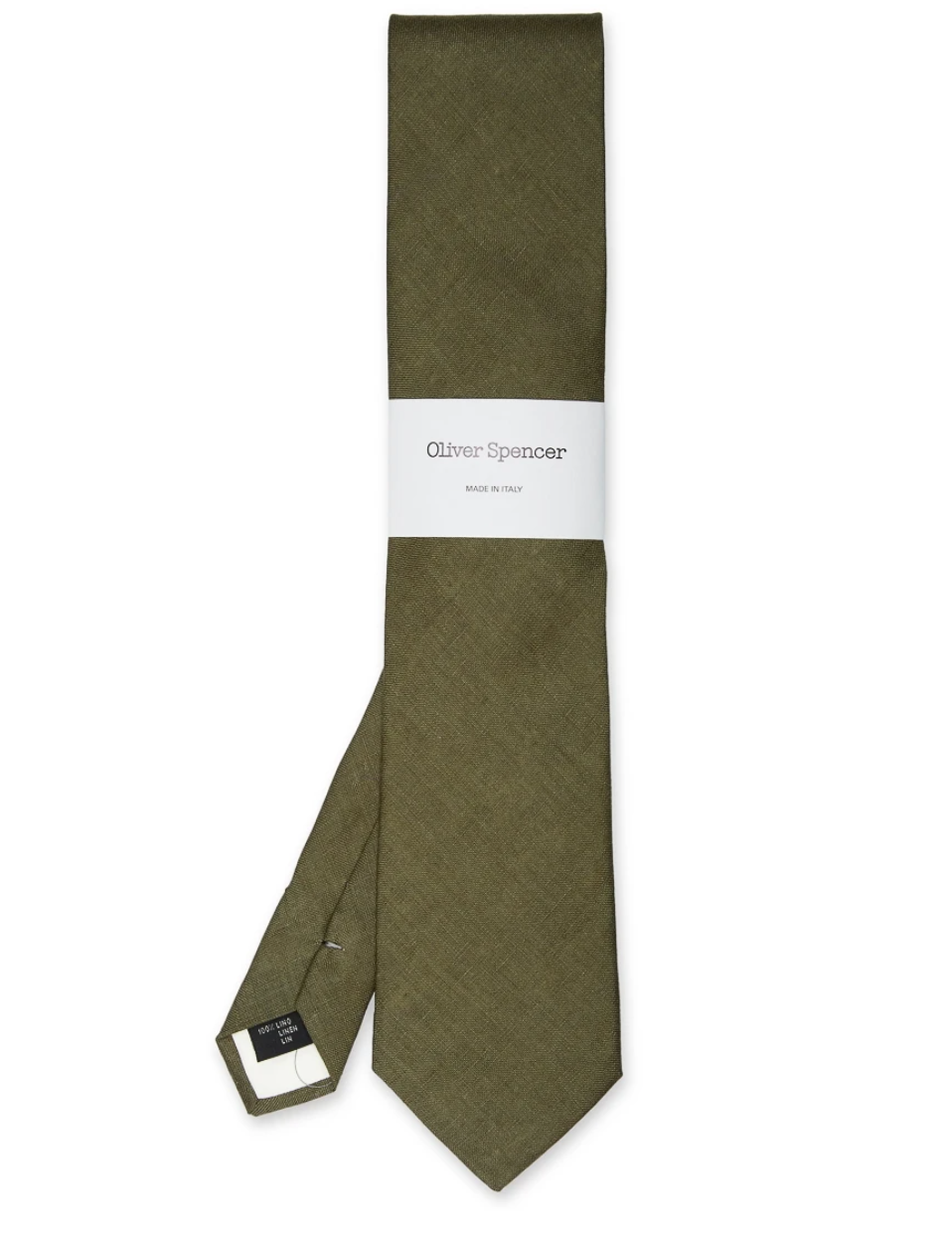Oliver Spencer Bidford Tie - Green
