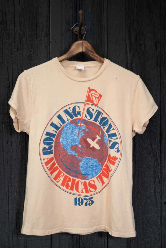 bandage fysiker markør Madeworn Rolling Stones Americas Tour 1975 – Quattro Tizi