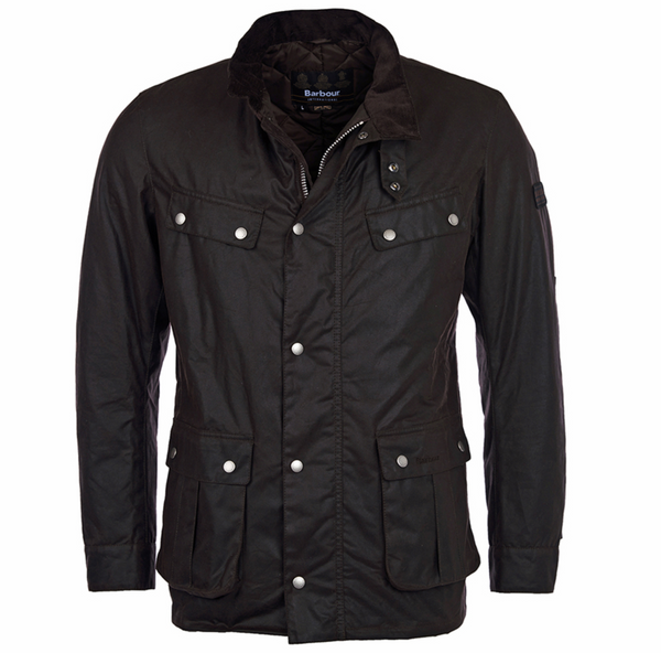 Barbour International Duke Wax Jacket - Rustic