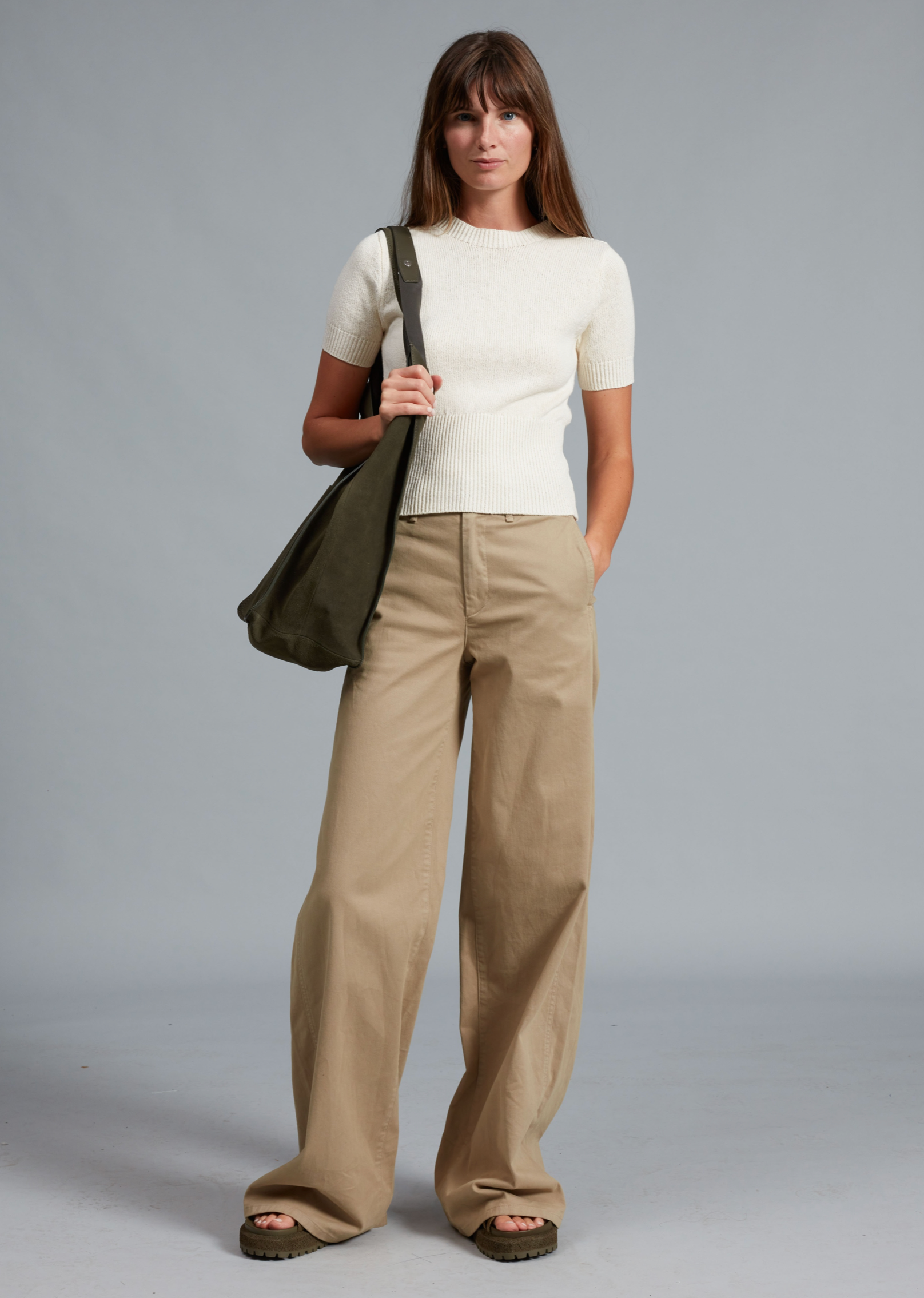 Rag & Bone Adrienne Short Sleeve - Ivory