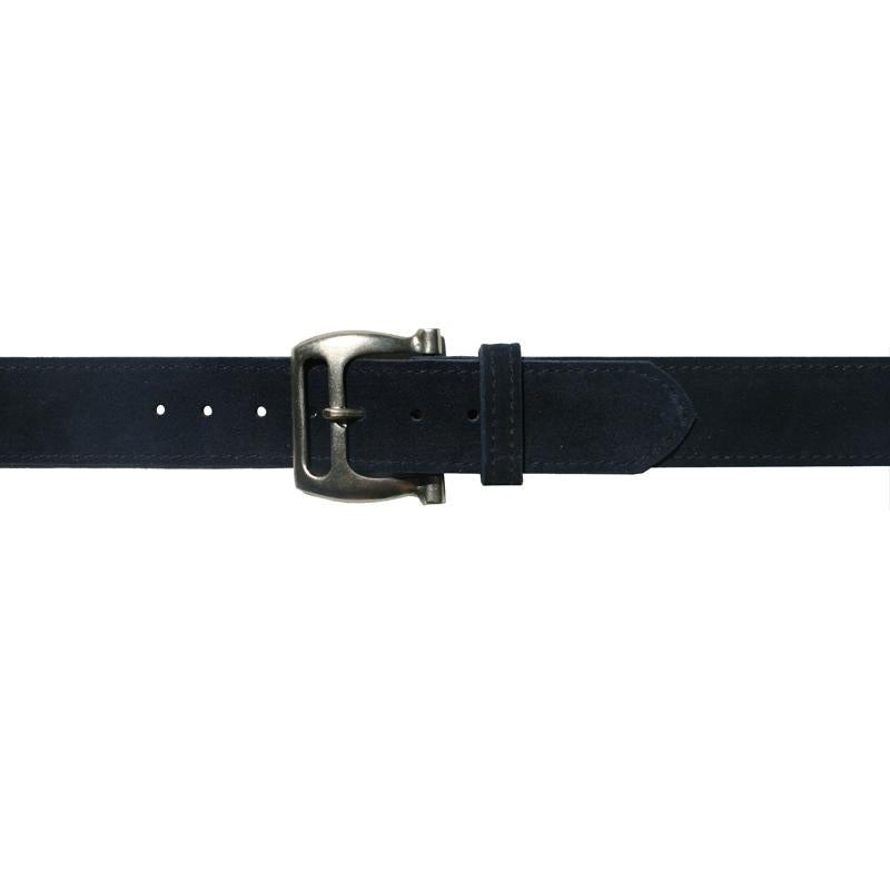 Kim Whtie Slotted Buckle Belt