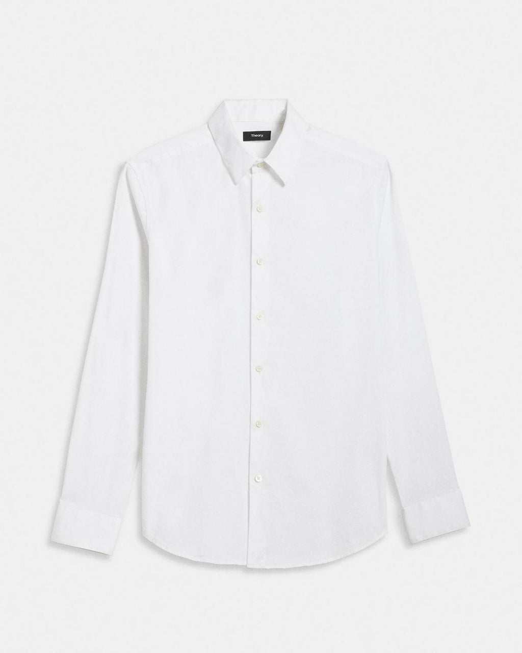Theory Sylvain Shirt in Good Cotton - White