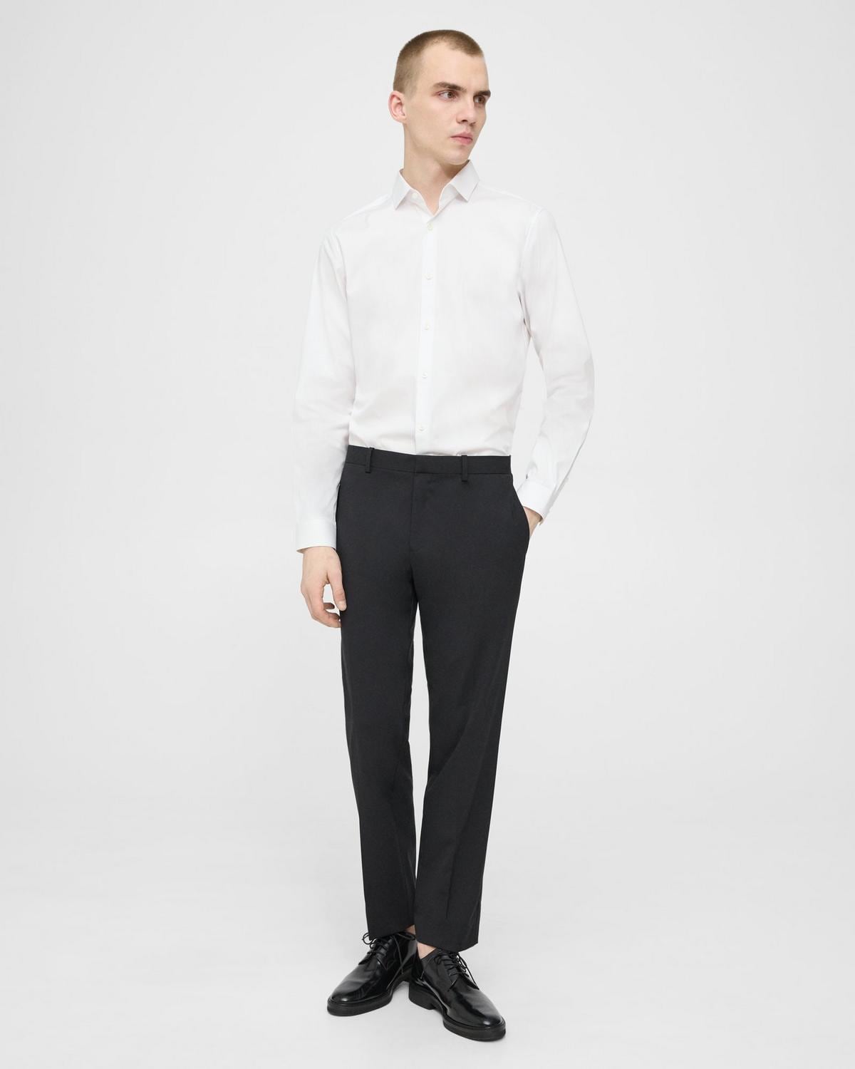 Theory Sylvain Shirt in Good Cotton - White