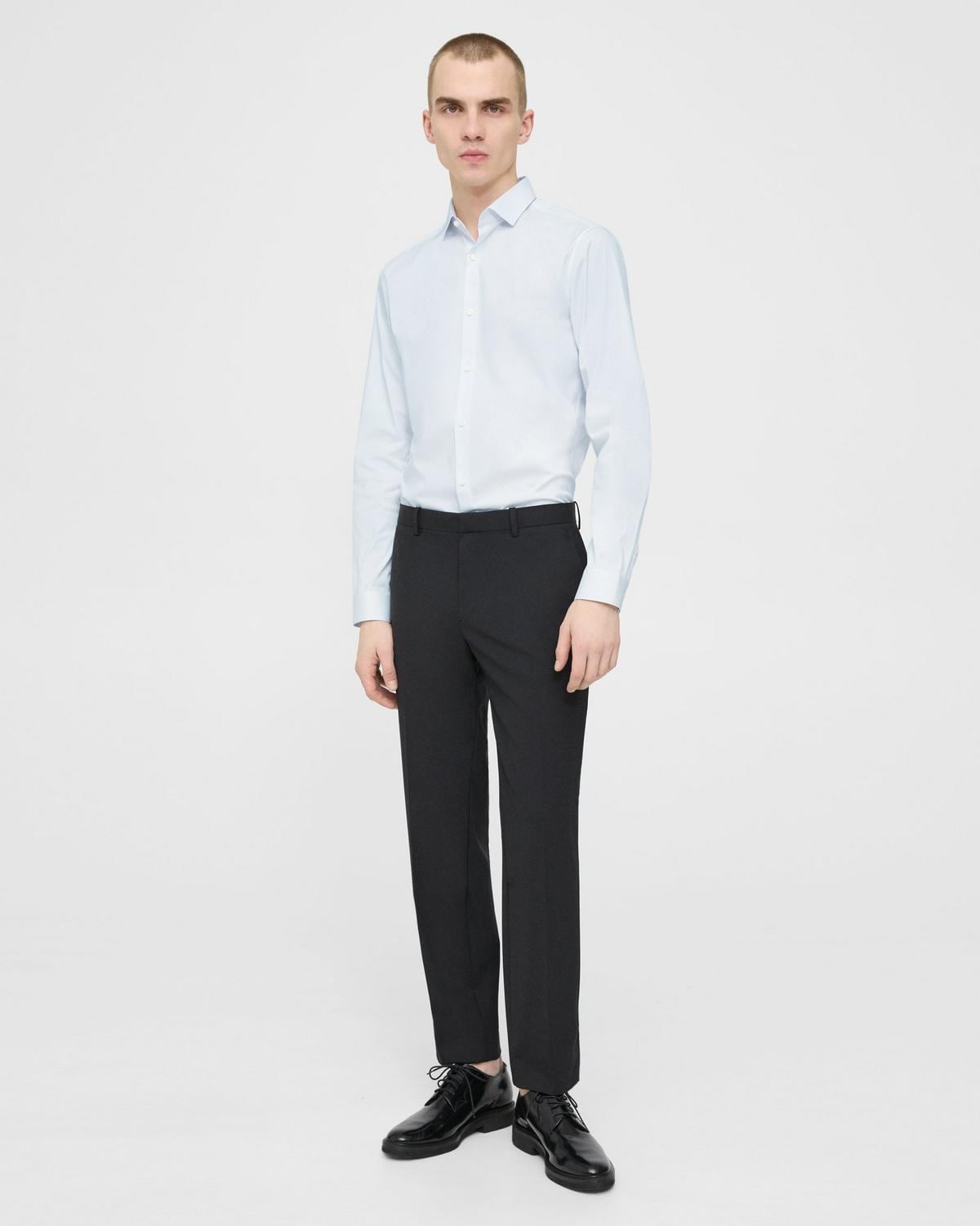 Theory Sylvain Shirt in Good Cotton - Olympic