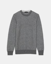 Crewneck Sweater in Cashmere Jacquard