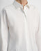 Theory Cinched Shirt in Good Cotton - White