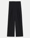 Theory Pleated Wide-Leg Pant in Stretch Wool - Black