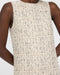 Theory Shift Dress in Cotton-Blend Tweed - Ivory Multi