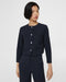 Theory Cropped Jacket in Neoteric Twill - Dark Navy
