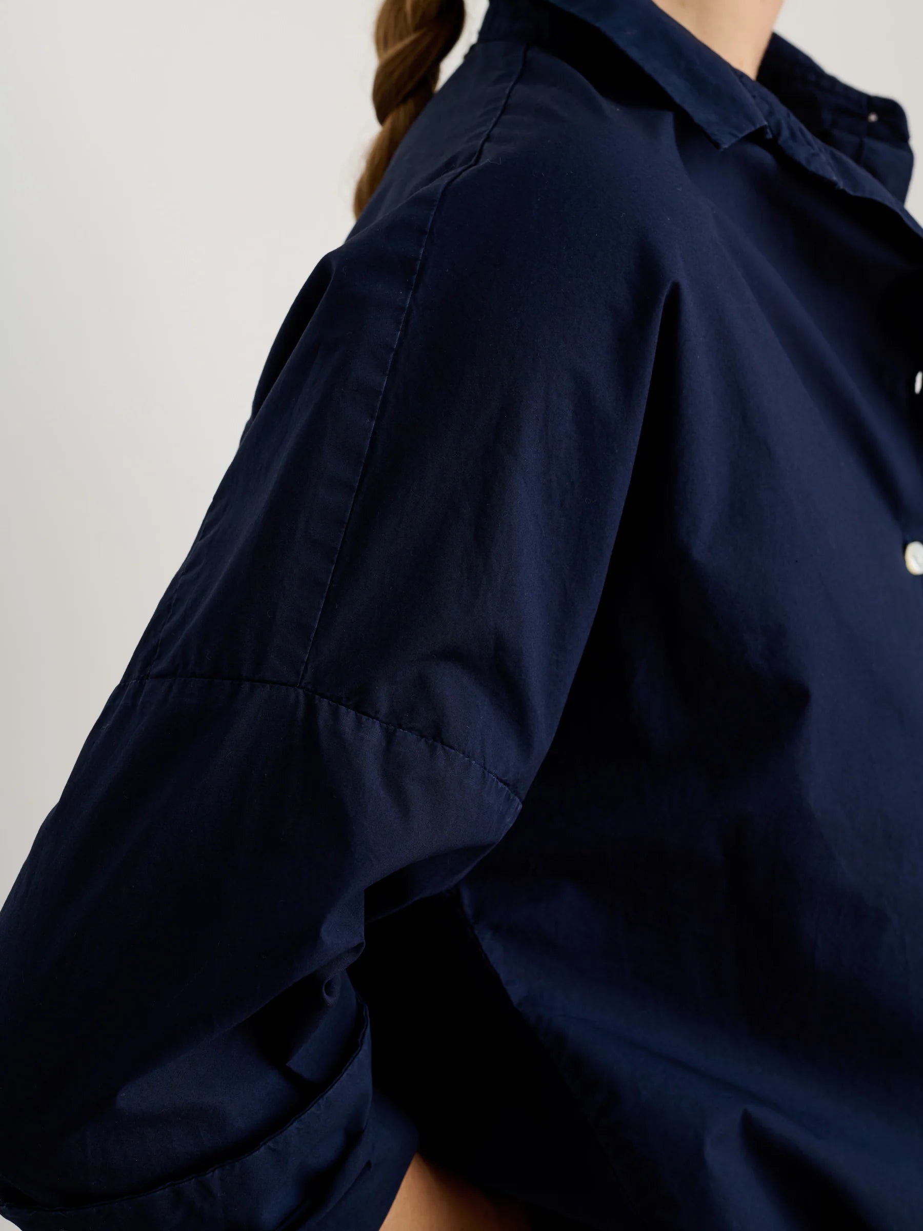 Alex Mill Standard Shirt In Paper Poplin - Dark Navy