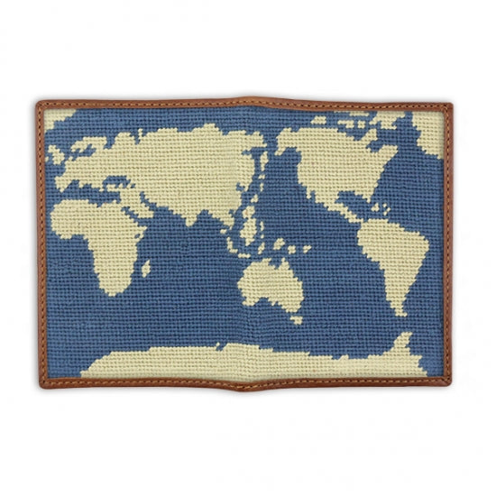 Smathers & Branson Passport Holder - World Map