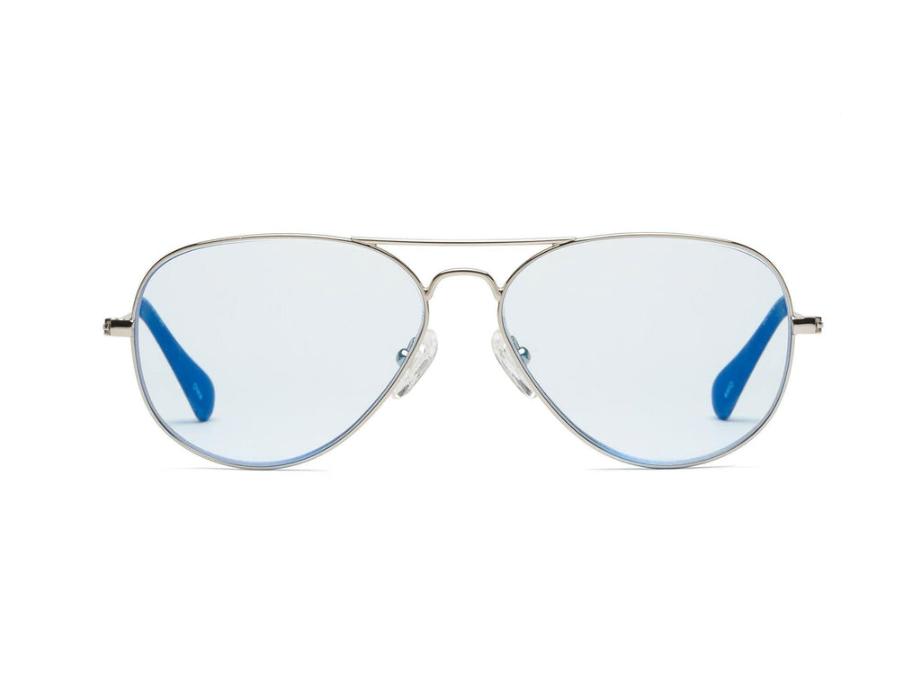 Mabuhay Blue Light Glasses  - Chrome Light Blue