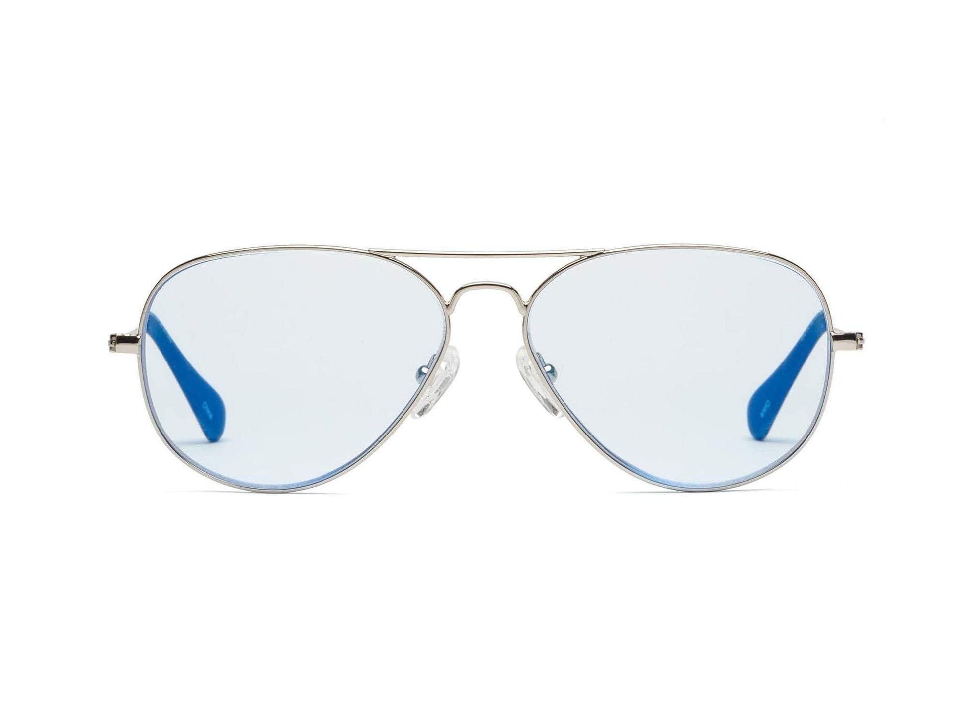 Mabuhay Blue Light Glasses  - Chrome Light Blue