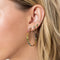 Eriness Diamond Ear Cuff - 14k gold