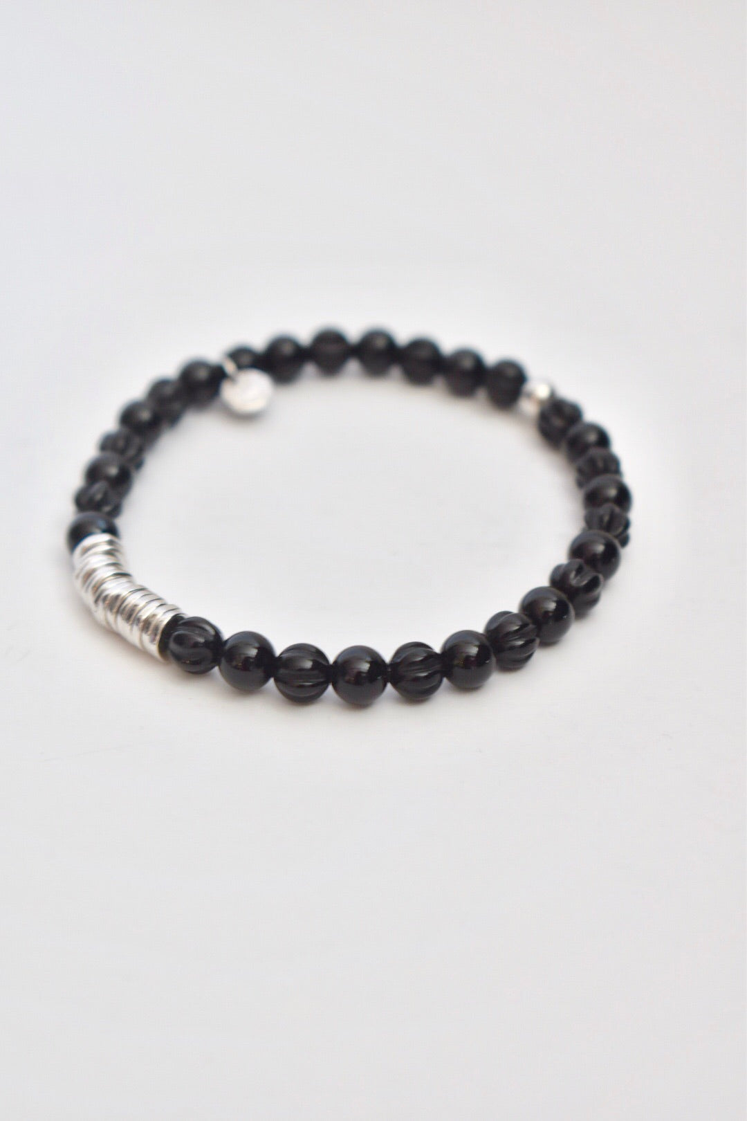 Disc Round Beaded Bracelet