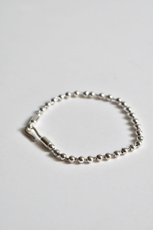 Bali Bead Chain Bracelet Sterling Silver