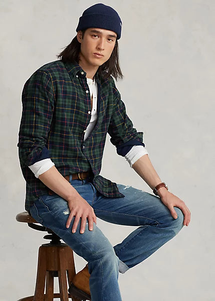Polo Ralph Lauren Classic Fit Plaid Double-Faced Shirt